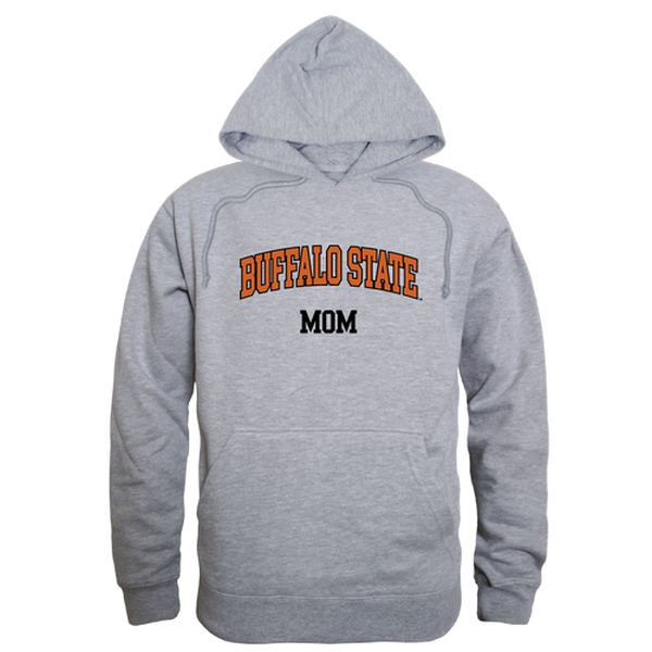 W Republic 565-107-HGY-01 Women Buffalo State College Bengals Mom Hoodie, Heather Grey - Small