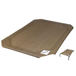 Coolaroo 458997 43.5 x 31.5 in. Elevated Pet Bed Replacement Cover&#44; Nutmeg