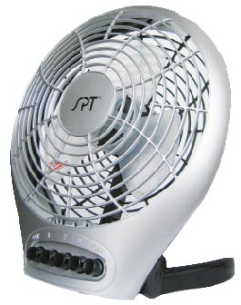PinPoint 7 Inch Desktop Fan with Ionizer