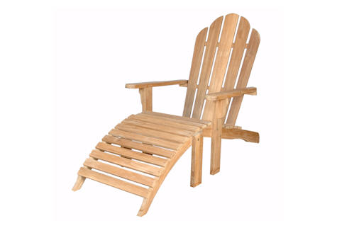 Anderson Teak AD-036 Adirondack Chair With Ottoman