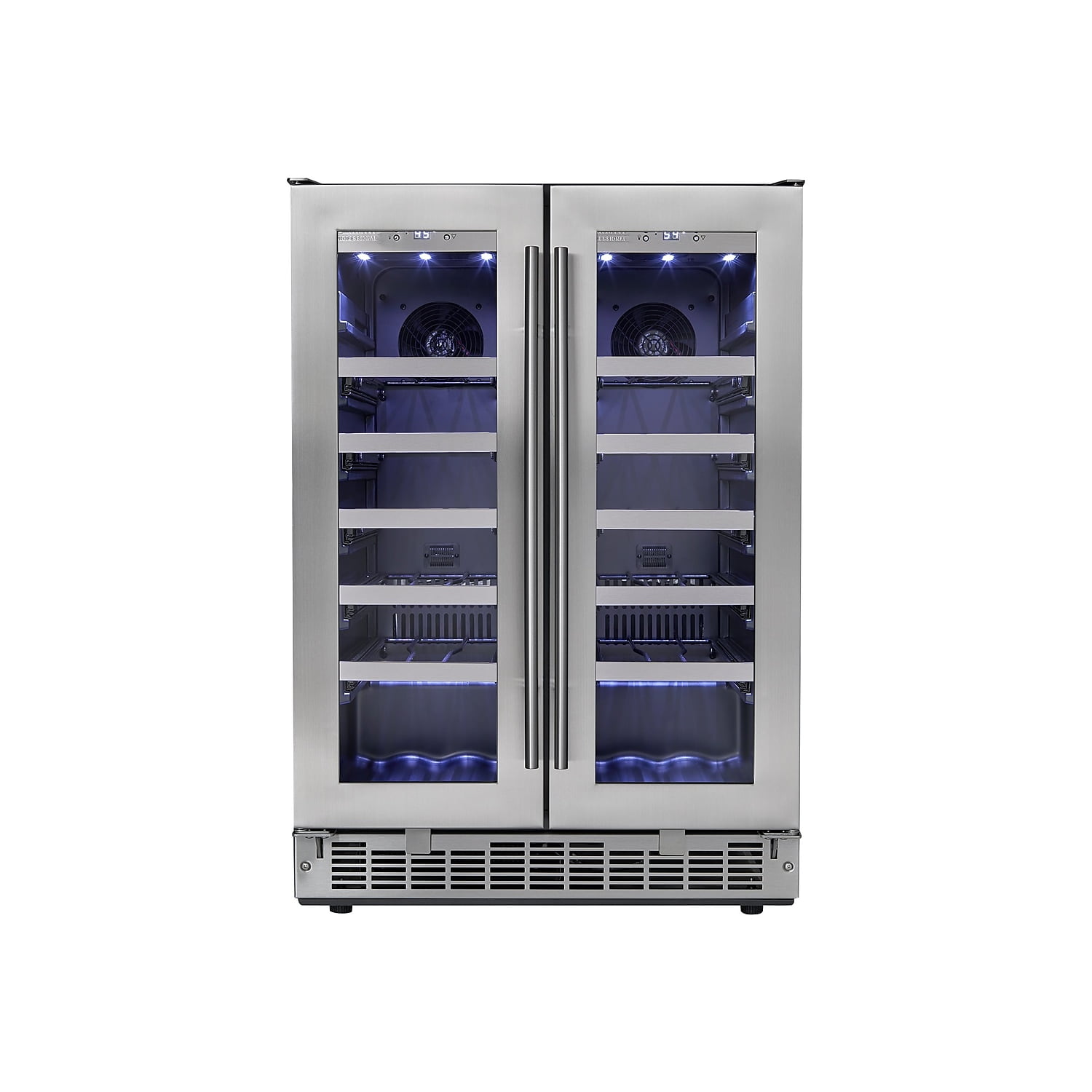 Danby DWC047D1BSSPR 42-Bottle Built-In French Door Wine Cooler