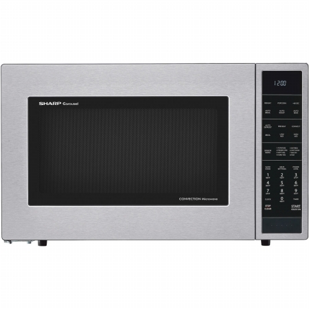 BakeBetter 1.5 CF&#44; 900 watt&#44; Convection & Sensor Interactive Microwave Oven&#44; Silver