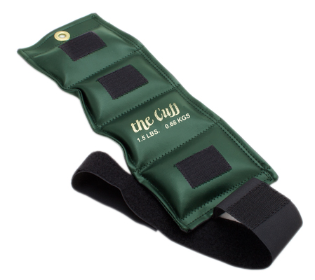 FABRICATION ENTERPRISES 10-0204 The Original Cuff Ankle And Wrist Weight - 1.5 Lbs. - Olive