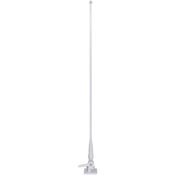 TRAM 1614 46 in. VHF 3dBd Gain Marine Antenna with Cable Built into Ratchet Mount