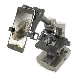 Marson Carson MS-100SP 100x-1000x Compound Student Microscope with Mechanical Stage & Universal Smartphone Digiscoping Adapter