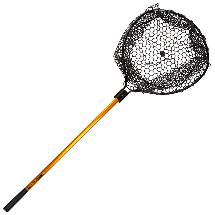 Trademark 80-FSH5003 35 in. Fishing Retractable Rubber Landing Net with Handle