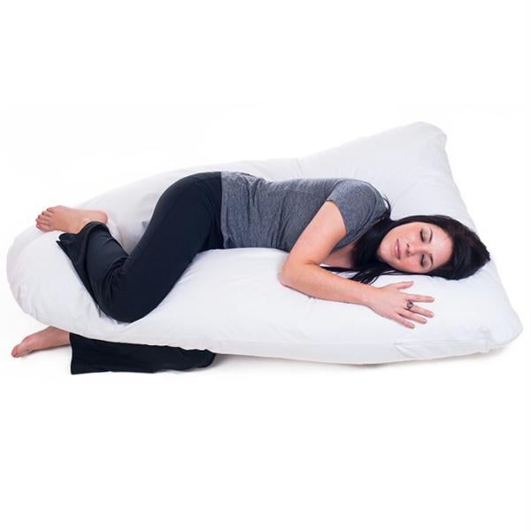 Trademark Global Remedy  Full Body Contour U Pillow - Great for Pregnancy