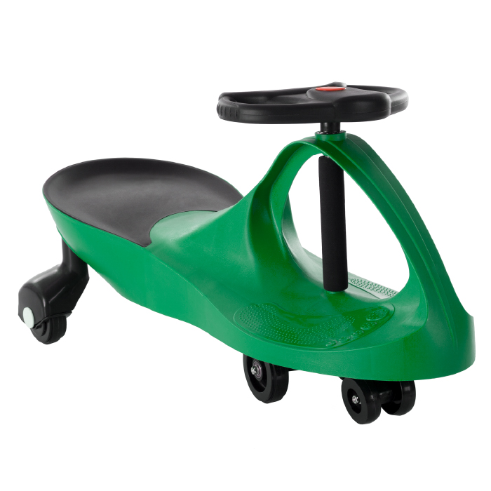 Zigzag Cars 80-1277GR Wiggle Movement to Steer Zigzag Car for Toddlers & Kids&#44; Green