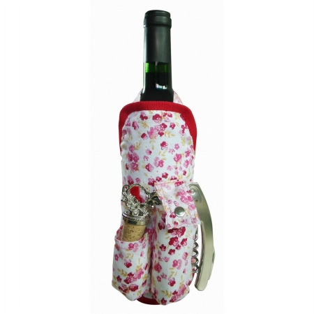 Picnic Gift 2040-LR Wine Apron - Lil Rose