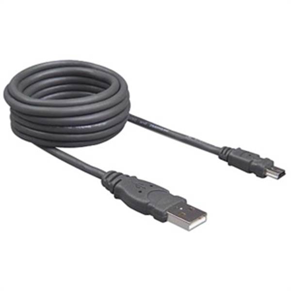 Belkin F3U138B06 6 ft. USB A Mini 5PB Power & Data Pro Cable