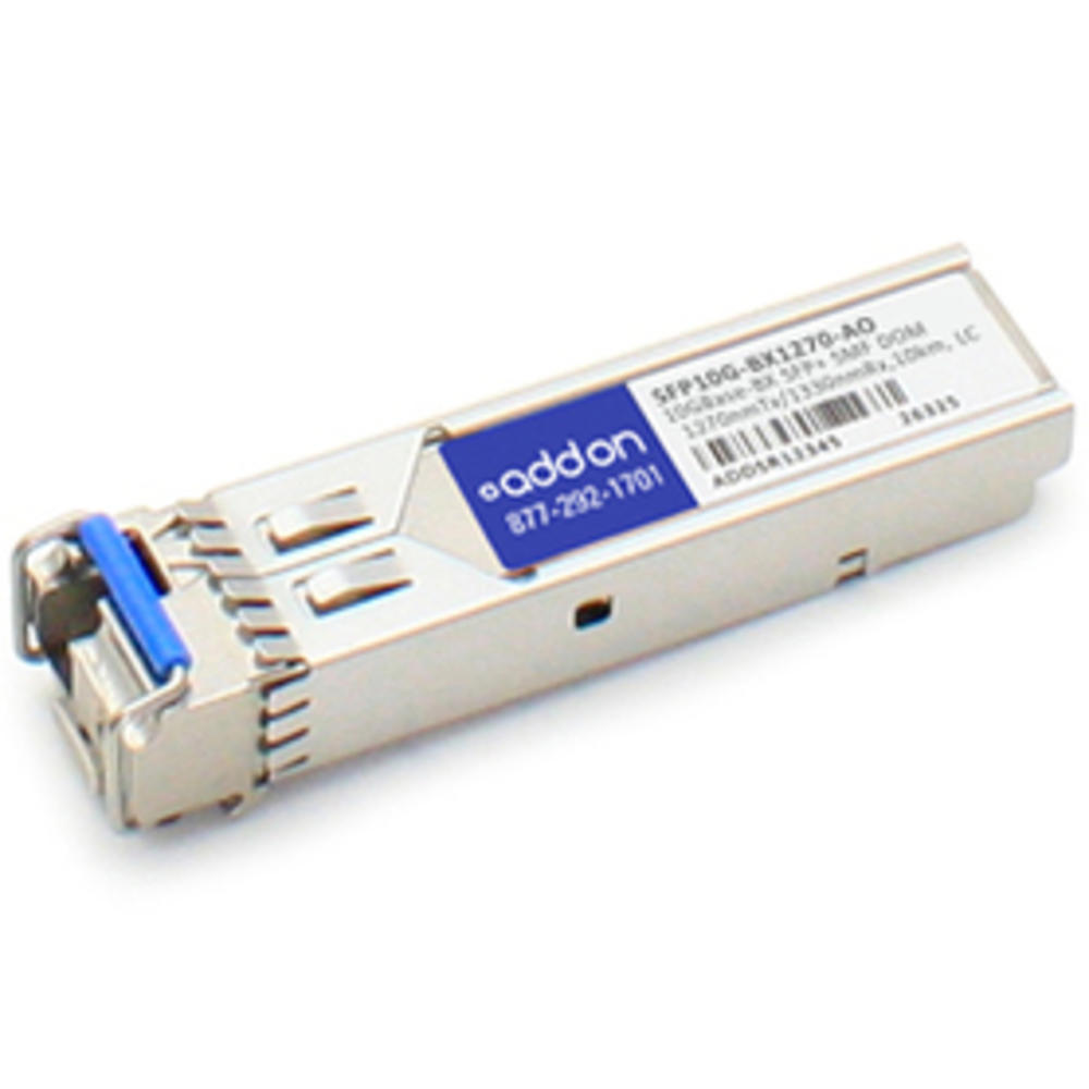 AddOn Computer SFP10G-BX1270-AO ZYXEL Compatible TAA Compliant 10GBase-BX SFP Plus Transceiver
