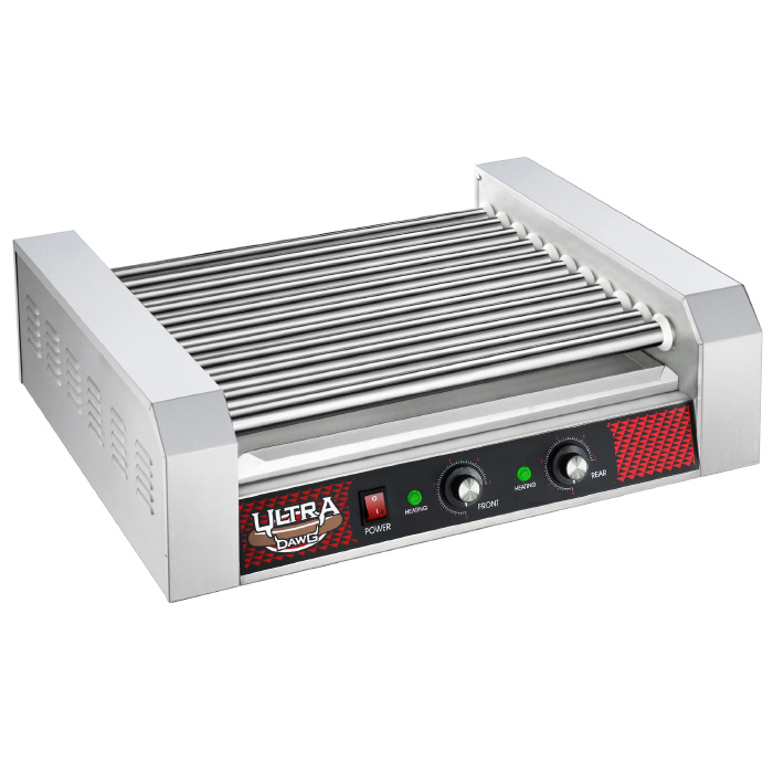 Trademark Global Inc Trademark 83-DT5399 1650W 1650W 4094 Great Northern Popcorn Commercial 30 Hot Dog 11 Roller Grilling Machine
