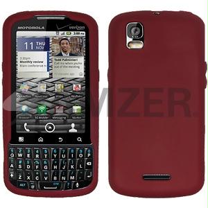 Amzer Silicone Skin Jelly Case - Maroon Red