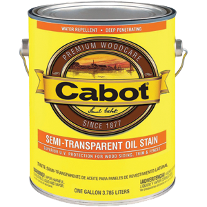 cabot 16306 5 Gallon- Neutral Base Semi Transparent Deck & Siding Stain Oil Modified Resin