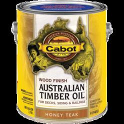 cabot 81005 1 Gallon- Honey Teak Australian Timber Oil Wood Finish- Reduced Water