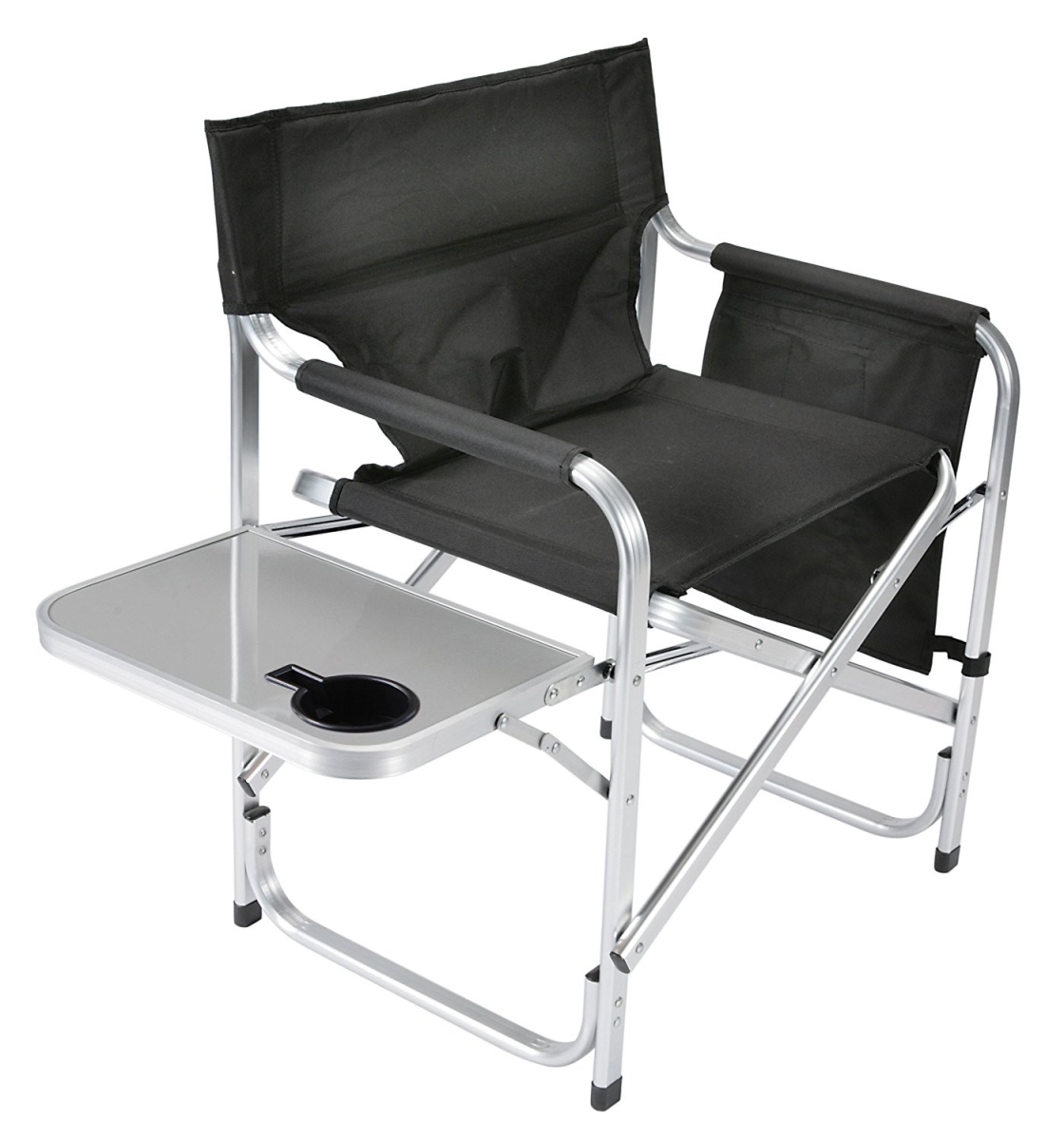Faulkner FLK-52284 Compact Director Chair - Black