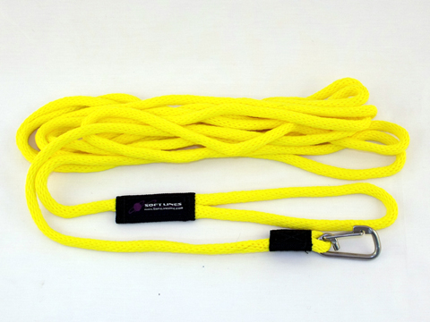 SOFT LINES PSW10450YELLOW Floating Dog Swim Snap Leashes 0.25 In. Diameter By 50 Ft. - Yellow