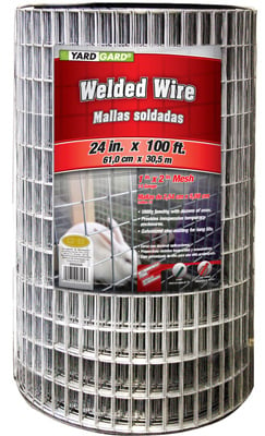 Midwest Airlines Midwest Air 309222A 24 in. x 100 ft. Galvanized Welded Wire