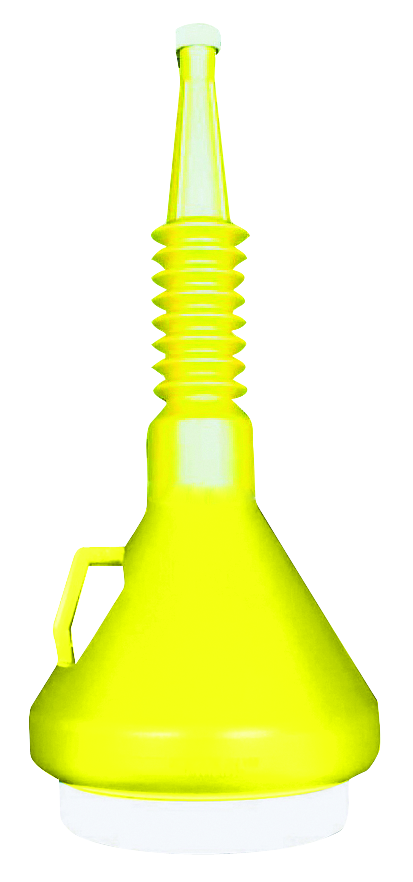 Wirthco Engineering 32135 0.25 qt Double Capped Funnel - Yellow
