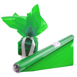 Hygloss Products HYG71503-6 Cello Wrap Roll&#44; Green - 6 Roll