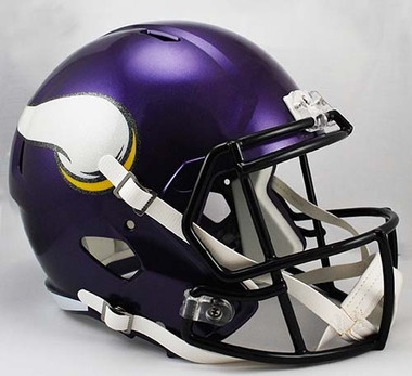 FanForever Minnesota Vikings Deluxe Replica Speed Helmet