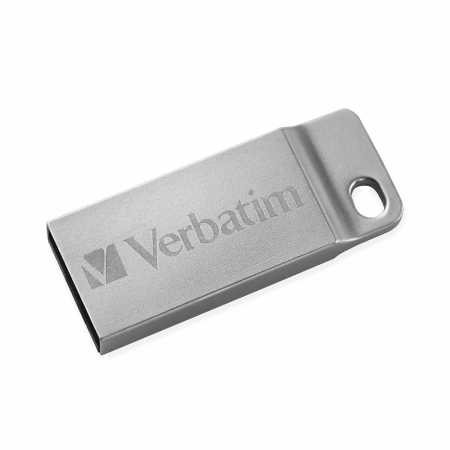 Verbatim 98748 16GB Metal Executive USB Flash Drive - Silver