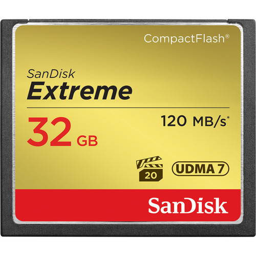 SanDisk SDCFXS-032G-A46 Extreme CompactFlash 32GB