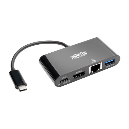 Doomsday USB-C to HDMI Adapter with USB-A Hub - Black
