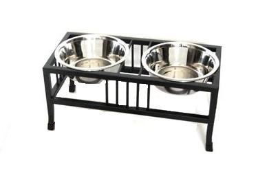 Pet Store Pros RDB13XL Raised Double Baron Diner 18 in.- 3 Qt.