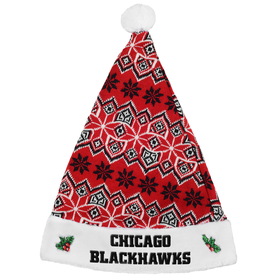 Forever Collectibles Chicago Blackhawks Knit Santa Hat - 2015