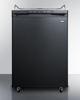 Summit Appliance SBC635MNK 5.7 cu. ft. Freestanding Beer Dispenser, Black