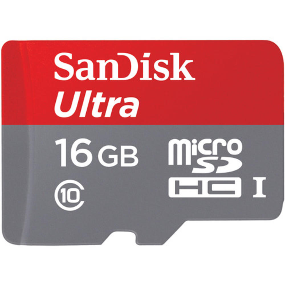 SanDisk SDSQUNC-016G-AN6IA Ultra Microsdhc Memory Card- 16GB- Class 10 And Uhs-I