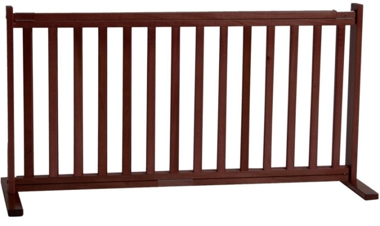 Dynasty Accents Inc Dynamic Accents 42200 - 20 Inch All Wood Large Free Standing Gate - Mahogany