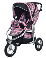 Baby Bling Design BBPP333P Metamorphosis All Terrain Jogging Stroller in Papillion Pink