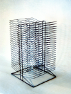 Sax Double Sided Wire Drying Rack - 17 x 20 x 30 in. - Black