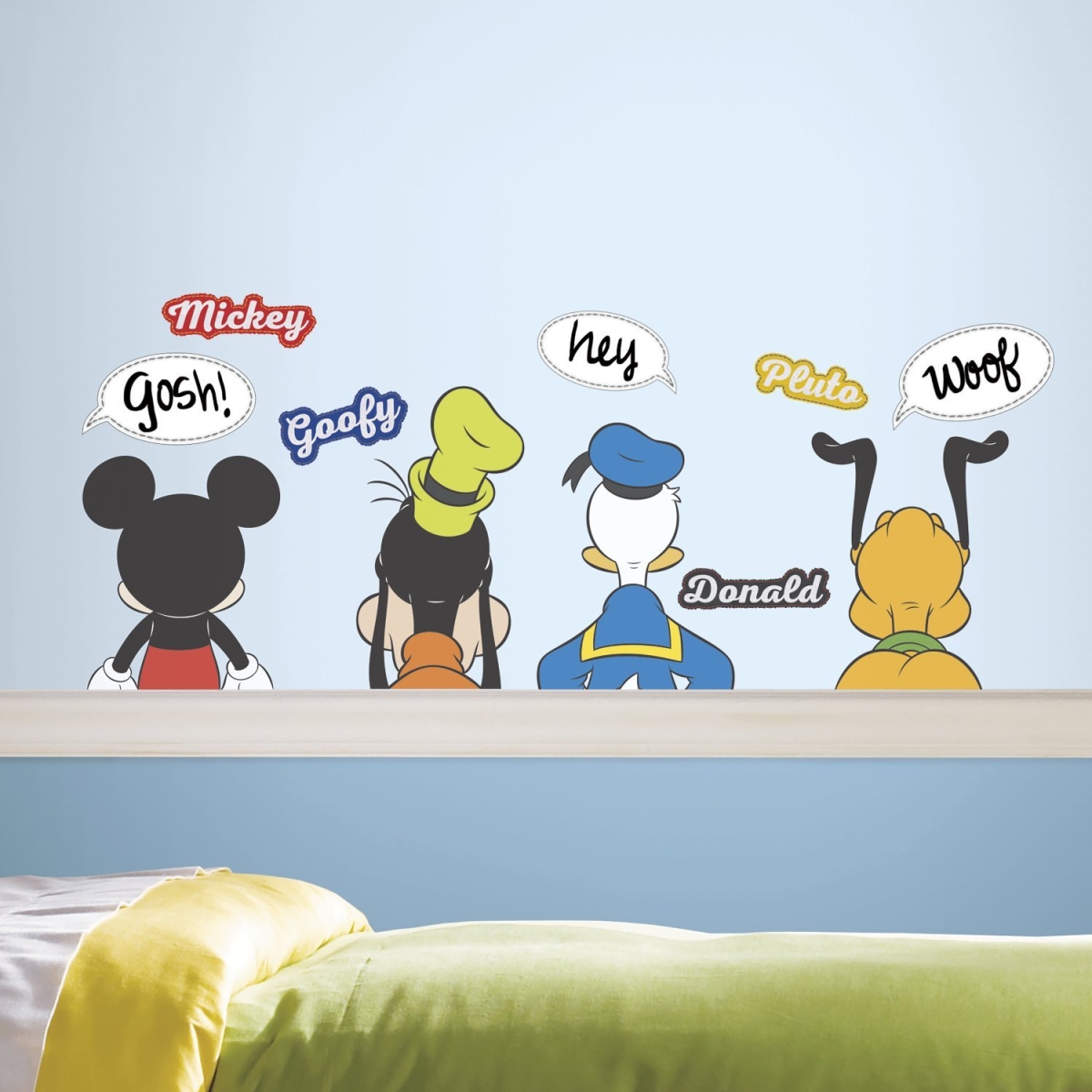 RoomMates RMK3579SCS Mickey & Friends Peel & Stick Wall Decals with Dry Erase