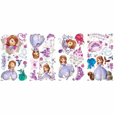 ComfortCorrect Sofia the First Peel and Stick Wall Decals