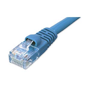 Ziotek Inc CAT5e Enhanced Patch Cable  with Boot 25ft  Blue