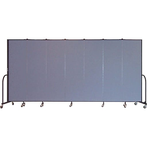 ScreenFlex CFSL687 7 Panel Standing Partition, 6 ft. 8 in. x 13 ft. 1 in.