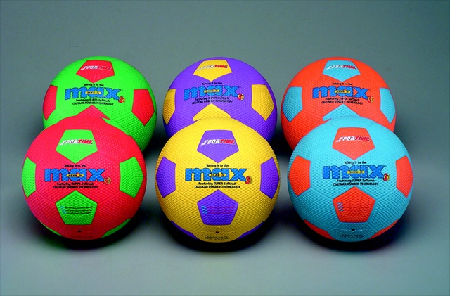 Sportime 016589 Ball Soccer Max Size 4 - Set Of 6