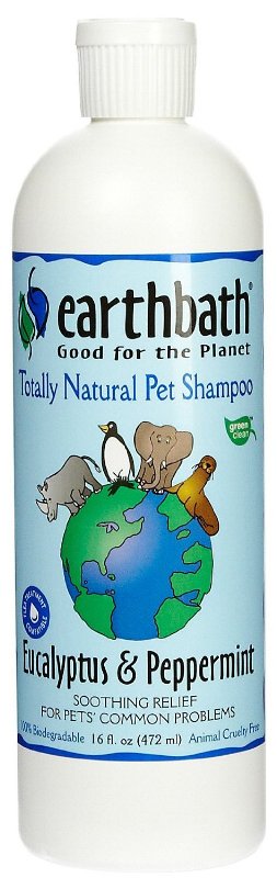 Earthbath 602644020118 Eucalyptus & Peppermint Shampoo 16oz