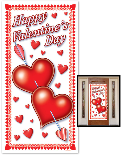 Ddi 665801 Happy Valentine's Day Door Covers - 30" x 5' Case of 144