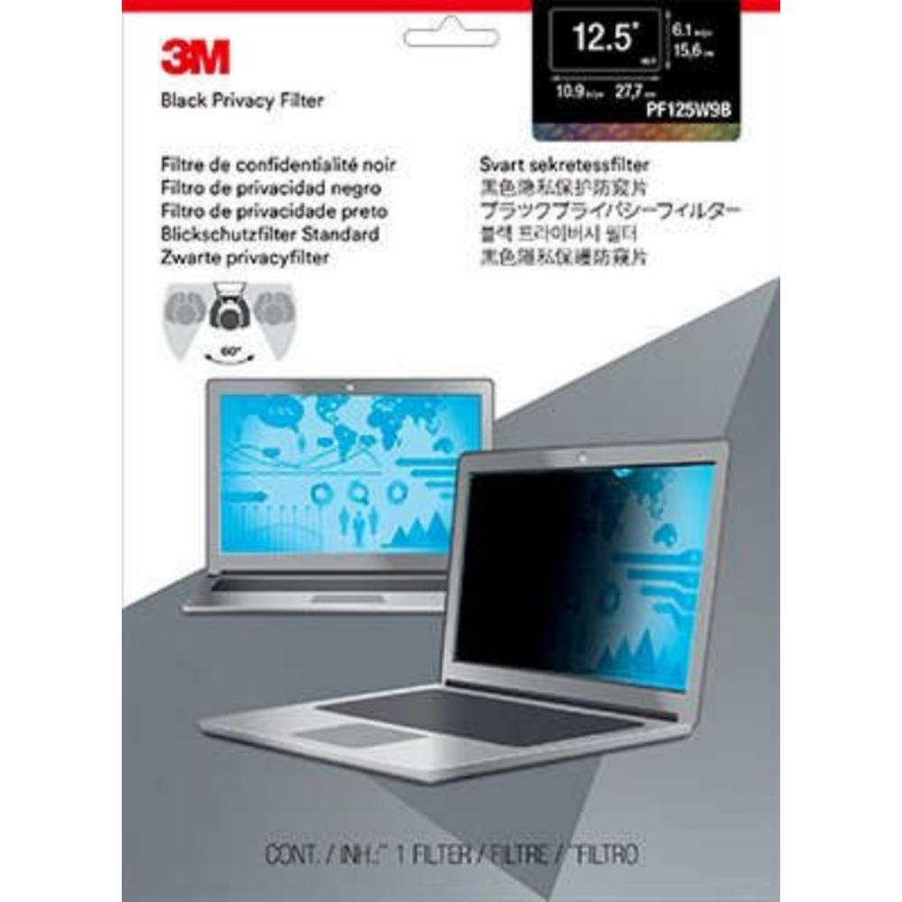 3M Optical Systems Division PF125W9B Privacy Filter for 12.5 in. Unframed Laptop & LCD