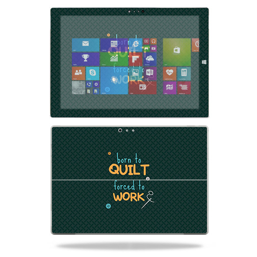 MightySkins MISURPR3-Born To Quilt Skin for Microsoft Surface Pro 3 - Born to Quilt