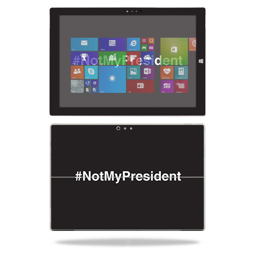 MightySkins MISURPR3-Not My President Skin for Microsoft Surface Pro 3 - Not My President