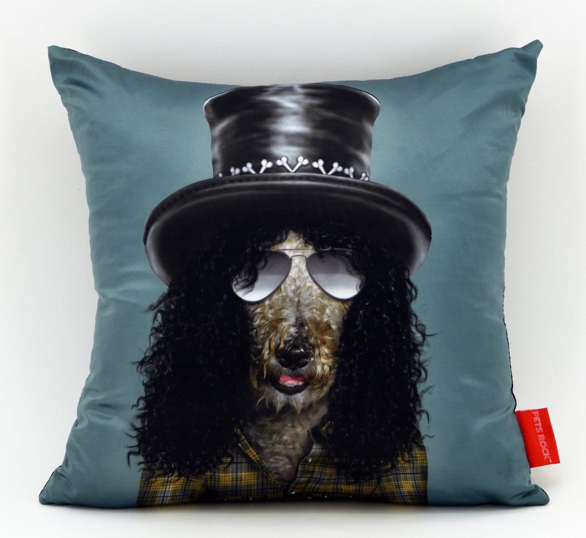 Empire Art Direct PRP-PR023-1818 Gnash Pillow Pets Rock Faux Silk Decorative Pillow