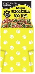 Scoochie Pet Products 70 9.5 in. Dump Bin of Scoochzilla Puppy Popcorn, 50 Piece