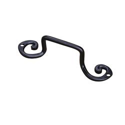 Artesano Iron Works AIW-2022-OX Twisted Iron Forged Cabinet or Bar Pull 5 7/8-in L - Oxidized