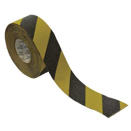 Eat-In 3 in. x 60 ft. Roll Anti Slip Safety Tape Stripe&#44; Yellow & Black