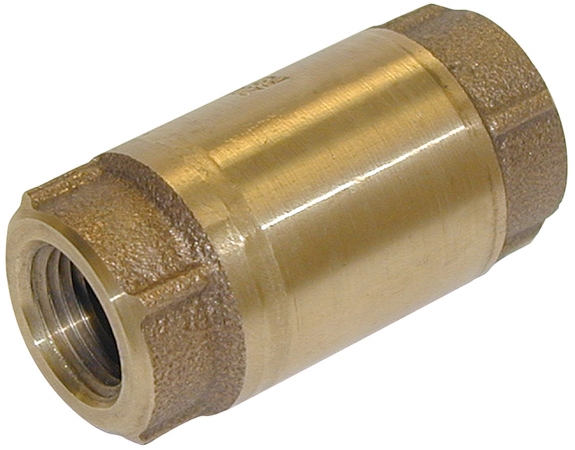 B & K Industries Inc B And K Industries 101-307NL 1-.50 in. Low Lead Bronze In Line Check Valve